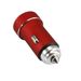 Music Festival  Mini aluminum alloy 2.4A metal with dual USB cigarette lighter car charger_voghion.com