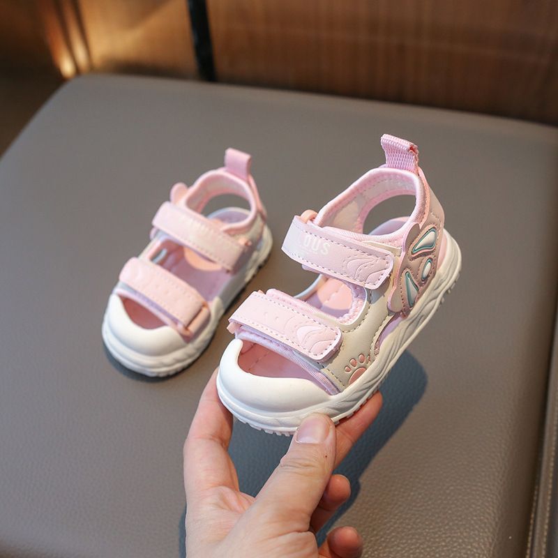 2024 Sandali, poletni, mehki podplat, naglavni trak Anti Kick, 2 Ženske, dojenčki, funkcionalni trendi, 4 otroci, 3-6 fantov, čevlji za na plažo_voghion.com