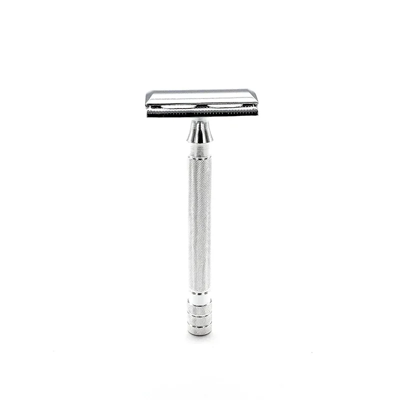 Double Edge Classic Mens Shaving Mild Hair Removal Shaver It With Small Brush Adjustable Safety Razor Face Razor_voghion.com
