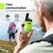 Retevis H777 Groene Walkie Talkie 2 stuks draagbare PMR446 FRS portofoon met groot bereik VOX Type-C Walkie Talkie voor kamperen_voghion.com