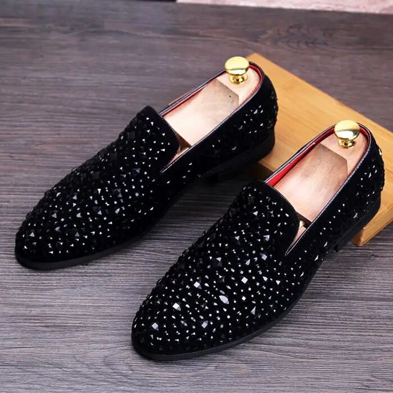 Movechain Arrival Herren-Müßiggänger aus echtem Leder, Freizeitschuhe, modische Herren-Strass-Fahrschuhe, flache Schuhe, Hochzeitsschuhe_voghion.com