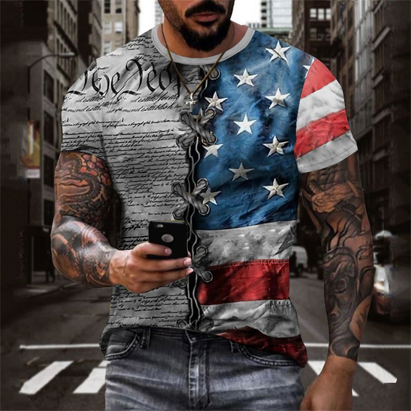 2023 neues grafisches T-Shirt 3D-gedrucktes Herren-T-Shirt Sommer Casual Top Fashion Crewneck Shirt Plus Size Street Wear_voghion.com