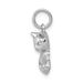 14k White Gold Polished Open-Backed Cat Charm_voghion.com