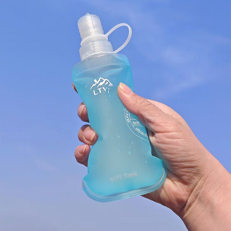Outdoor Sports Soft Bottle Foldable Portable Travel TPU Water Bag Fitness Music Festival Running Swimming Cycling_voghion.com