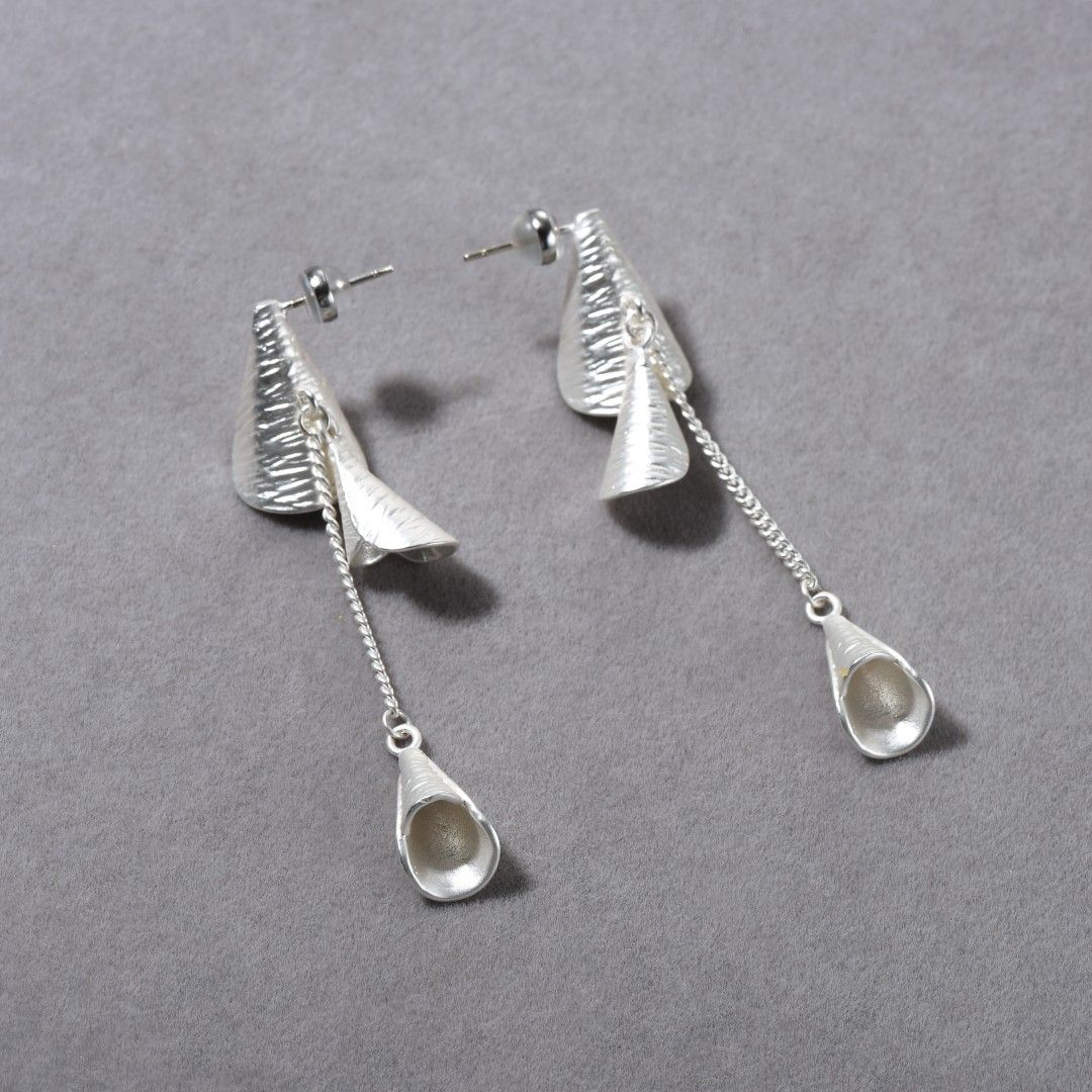 Women's Jewelry Dangling Geometric Earrings With 925 Sterling Silver Posts, Elegant And Versatile Fashion Accessory For Everyday Wear_voghion.com