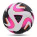 Professional Size 5 Football - Durable PU Material, Seamless Fit, Suitable For Training And Competition, Black/pink_voghion.com