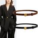 Metal Round Bead Thin Belt Women's Niche Design Decorative Dress Waist Fashion Versatile With Suit Small Belt_voghion.com