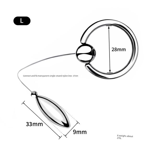 Vibratore a proiettile uretrale in metallo inossidabile da esterno, per uomini e donne, in 6 misure_voghion.com