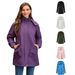 Damen-Winterjacke mit abnehmbarer Kapuze – Winddichter Parka mit Fleecefutter, wasserabweisende Wanderoberbekleidung für Reisen und Pendeln_voghion.com