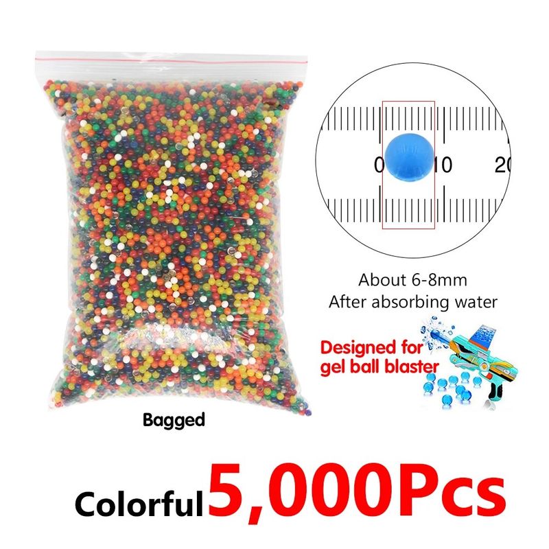 1 Bottle Magic Crystal Soil Mud Transparent Colorful Children Toy Water Beads For Kids Flowers Growing Up Water Hydrogel Balls_voghion.com
