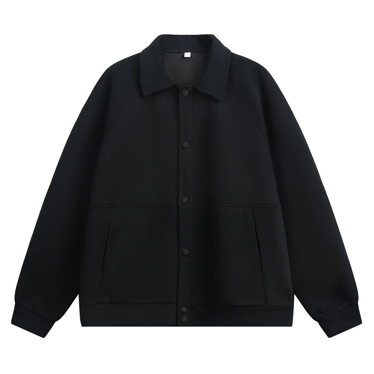 Men's Clothing Men's Autumn New Style Lapel Raglan Sleeve Casual Jacket Short Wide Silhouette Texture Loose Business Woolen Coat_voghion.com