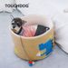 Touchcat 'Claw-ver Nest' Rounded Scratching Cat Bed w/ Teaser Toy_voghion.com