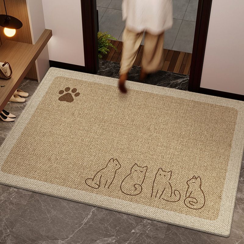 Tapis d'entrée antidérapant pour porte d'entrée, tapis de sol pour hall d'entrée, salon, nouveau style, léger, luxueux et moderne_voghion.com