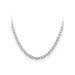 Sterling Silver Rhodium-plated 4.5mm Diamond-cut Long Link Cable Chain_voghion.com