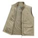 "Men's Utility Vest – Rugged Nylon Photographer & Fishing Sleeveless Jacket With Multi-Pockets (Relaxed Fit, Breathable Polyester Lining, M-5XL)"_voghion.com