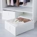 Under Bed Storage Box With Lid - Foldable Fabric Organizer For Clothes Blankets & Shoes (Extra Large Capacity Handles Dustproof Space-Saving Design)_voghion.com