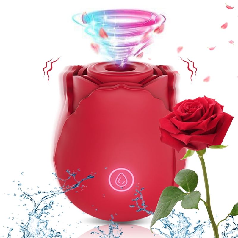 TLUDA Rose Toy Sucking Vibrator Adult Sex Toys For Women And Couples_voghion.com