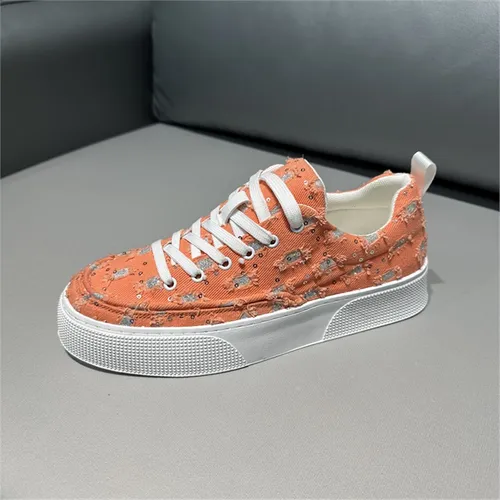 Trendy men's summer new low cut sequin fabric surface, comfortable casual soft sole board shoes_voghion.com