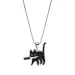 Collana con ciondolo a forma di gatto nero punk retrò da uomo, nuova decorazione, regalo artificiale, all'ingrosso_voghion.com