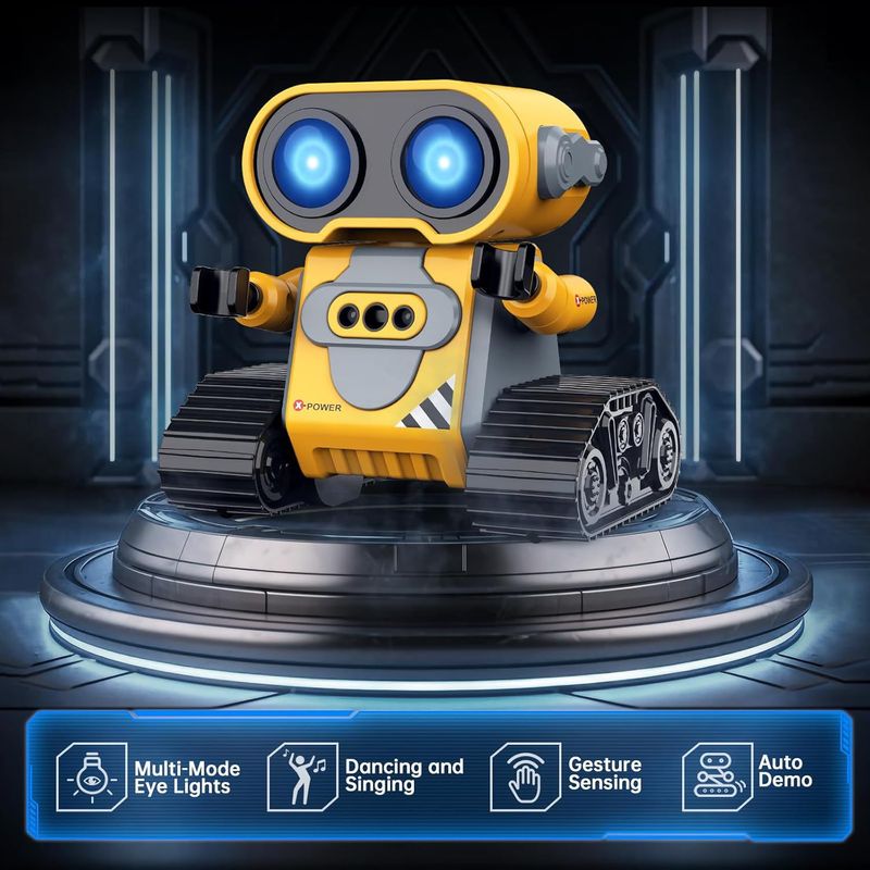 Smart Toys Children's Remote Control Robot Gesture Sensing Simulation Multifunctional Intelligent Pet Remote Control Robot Toy_voghion.com