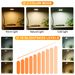 Prisegama skaitymo lempa, 48 LED USB stalo lempos, 3 spalvų režimai, 10 ryškumo, akių apsauga, knygų prisegama lempa, 360 ° lanksti lempa_voghion.com