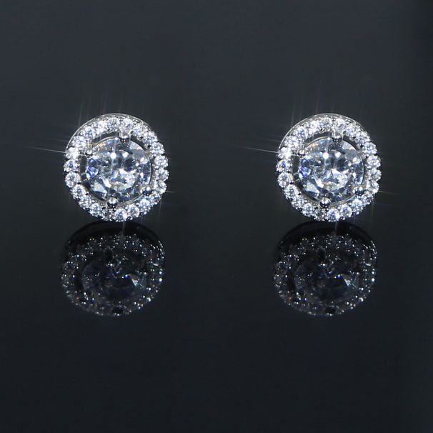 Uued ümmargused tsirkoonist teemantkõrvarõngad meestele_voghion.com