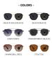 Retro Polarized Sunglasses For Men – Double Bridge Square Aviator Style, Anti-Glare UV Protection Shades For Travel, Sport, Drivin_voghion.com