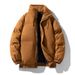 Chaqueta acolchada para hombre con cuello alto – Abrigo acolchado oversize para invierno y otoño (M-8XL, básico de streetwear en 5 colores)_voghion.com