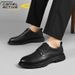 German Camel Dynamic Business Casual Herren Britische spitze Zehenpartie formelle Arbeits- und Bräutigam-Lederschuhe_voghion.com