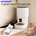 Distributeur automatique de nourriture pour animaux de compagnie, 1 unité, intelligent, avec contrôle par application, pour chats et chiens, distributeur intelligent de nourriture pour animaux de compagnie, télécommande_voghion.com
