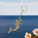 Alloy Mermaid Keychain Fashion Pendant Keyring Car and Bag Decoration Hanger_voghion.com