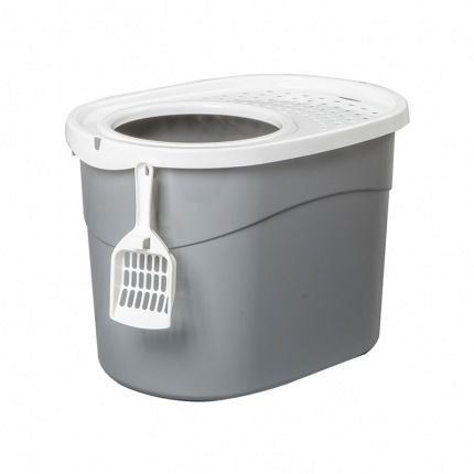 Pet Supplies Top-Entry Litter Box Large Space Anti-Tracking Fully Enclosed Cat Toilet Deodorization Default Item_voghion.com