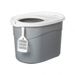Pet Supplies Top-Entry Litter Box Large Space Anti-Tracking Fully Enclosed Cat Toilet Deodorization Default Item_voghion.com