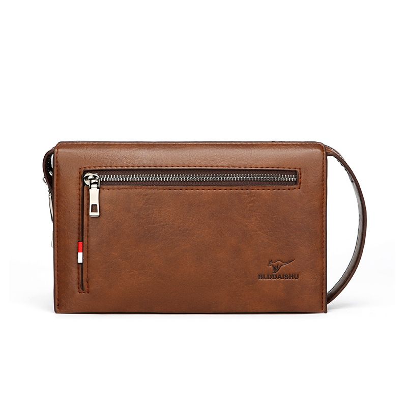 Herrentaschen Herren Neue Geldbörse mit Passwortschloss, Clutch, Business, Diebstahlschutz, lässige Handtasche, große Kapazität, weiches Leder, Handgepäck, trendig_voghion.com