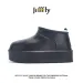 Jifffly Designer Shoes Women's 2025 Autumn Winter New Collection With Veet Warm Outdoor Thick Bottom Height Boosting_voghion.com