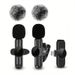 Wireless Lavalier Microphone Clip On Audio Video Mic Live Vlog For Mobile Phone_voghion.com
