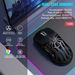 HXSJ T400 3-mode Wireless Optical 1000HZ Lightweight 500mAh Rechargeable USB-type C Gaming Office Mouse For Pc Laptop_voghion.com