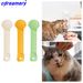 1 peça colher de apertar para gatos em formato de pata para gatinhos filhotes multiuso leve para animais de estimação colher de alimentação para gatos colher para lamber gatinhos_voghion.com