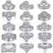 Hochzeitsset S Silber Zirkon Reihe Diamantring Weibliches Design Sinn Nischenringe_voghion.com
