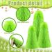 Party Supplies Christmas Day Christmas Atmosphere Green Plush Ornaments Christmas Tree Decoration Props_voghion.com