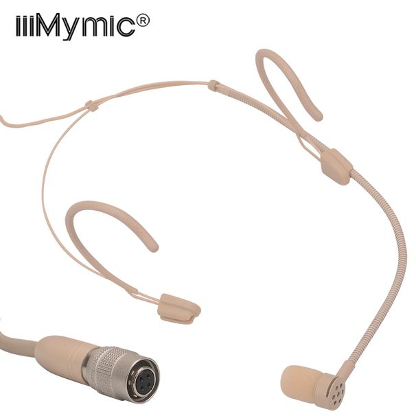Perfet Singing Conert PRO Auricolare Mirophone Mini 4Pin Unidirezionale Condensatore Mi per Audio Tehnia Wireless_voghion.com
