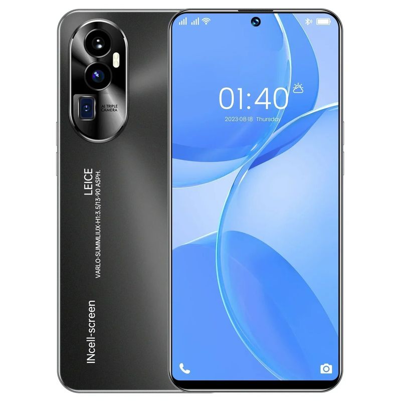 Telefon inteligent Reno10 Pro, 6,8 inch, 6 GB + 128 GB, card de memorie de 128 GB gratuit, telefoane mobile deblocate_voghion.com
