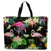 Reusable Eco Multifunctional Non-woven Shopping Flamingo Portable Folding Print Grocery Bag Clothing Storage Pouch_voghion.com