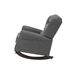 Grey Rocking Chair with Flared Arm_voghion.com