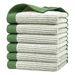 6-Pack 100% Cotton Face Towels For Adults - Woven & Soft (Home & Travel Use, Hypoallergenic)_voghion.com