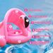 Flamingo solskyddsring för simsitsar för spädbarn och småbarn att leka med vattenleksaker, tecknad uppblåsbar simringssits, tjockt PVC-material_voghion.com