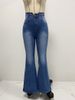 K New Women's High-waisted Flared Jeans For Tall Women_voghion.com