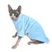Vestiti per gatti Sphynx senza peli, autunno inverno, maglietta con base in pile di visone tedesco, calda e confortevole_voghion.com