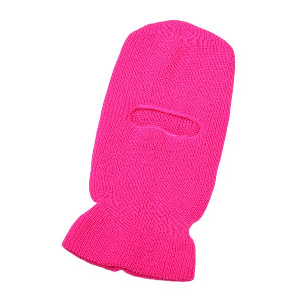 Χειμερινό πλεκτό καπέλο μπαλακλάβα Ζεστή μάσκα ποδηλασίας για σκι Πλεκτή μάσκα ολόκληρου προσώπου Καπέλο για υπαίθριες αθλητικές δραστηριότητες_voghion.com