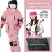 Phibee Elephant Children's Ski Set Boys Girls Workwear Windproof Waterproof Snow Suit For Single And Double Board_voghion.com